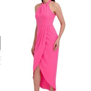 Julia Jordan Knot Neck Tulip Hem Dress size 4